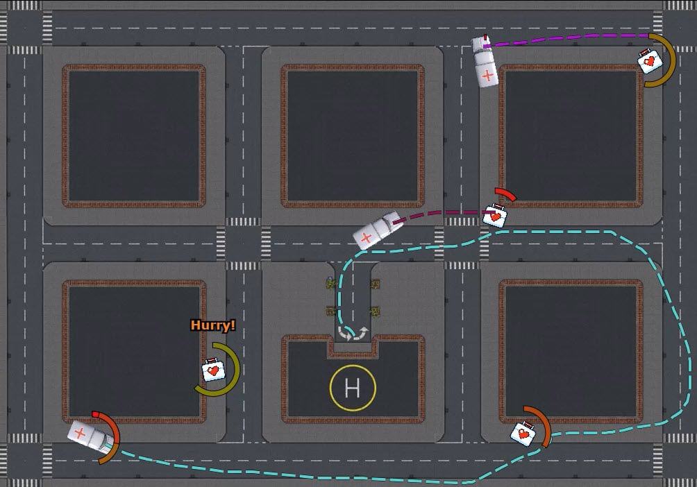 how to play rescue rush