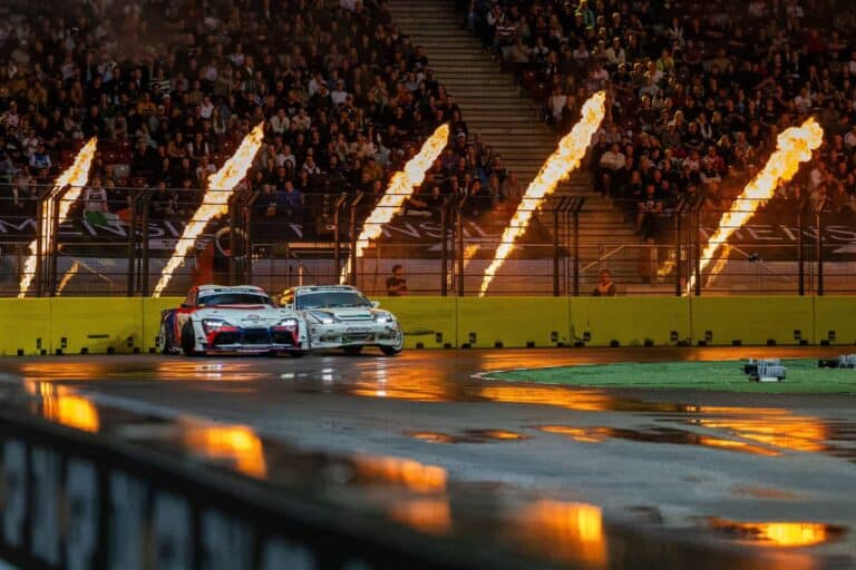 toyota-gr-a90-supra-nissan-s13-180sx-battle-mckeever-dominates-as-heinonen-clinches-2024-drift-masters-title toyota gr a90 supra nissan s13 180sx battle mckeever dominates as heinonen clinches 2024 drift masters title