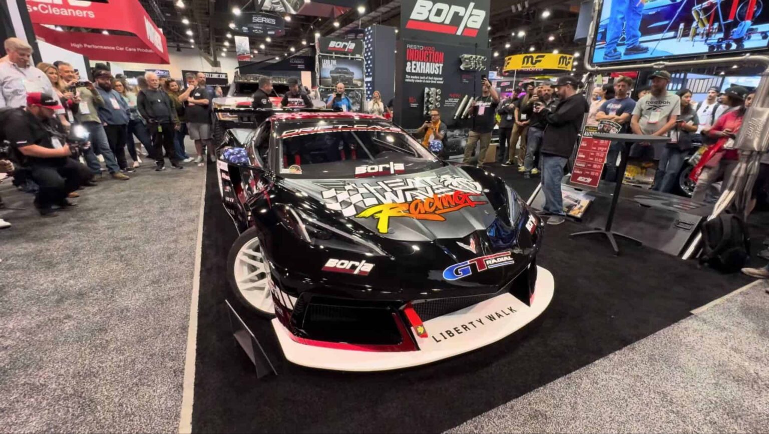Matt Field Unveils World's First Manual C8 Corvette At SEMA Show - DRIFTED