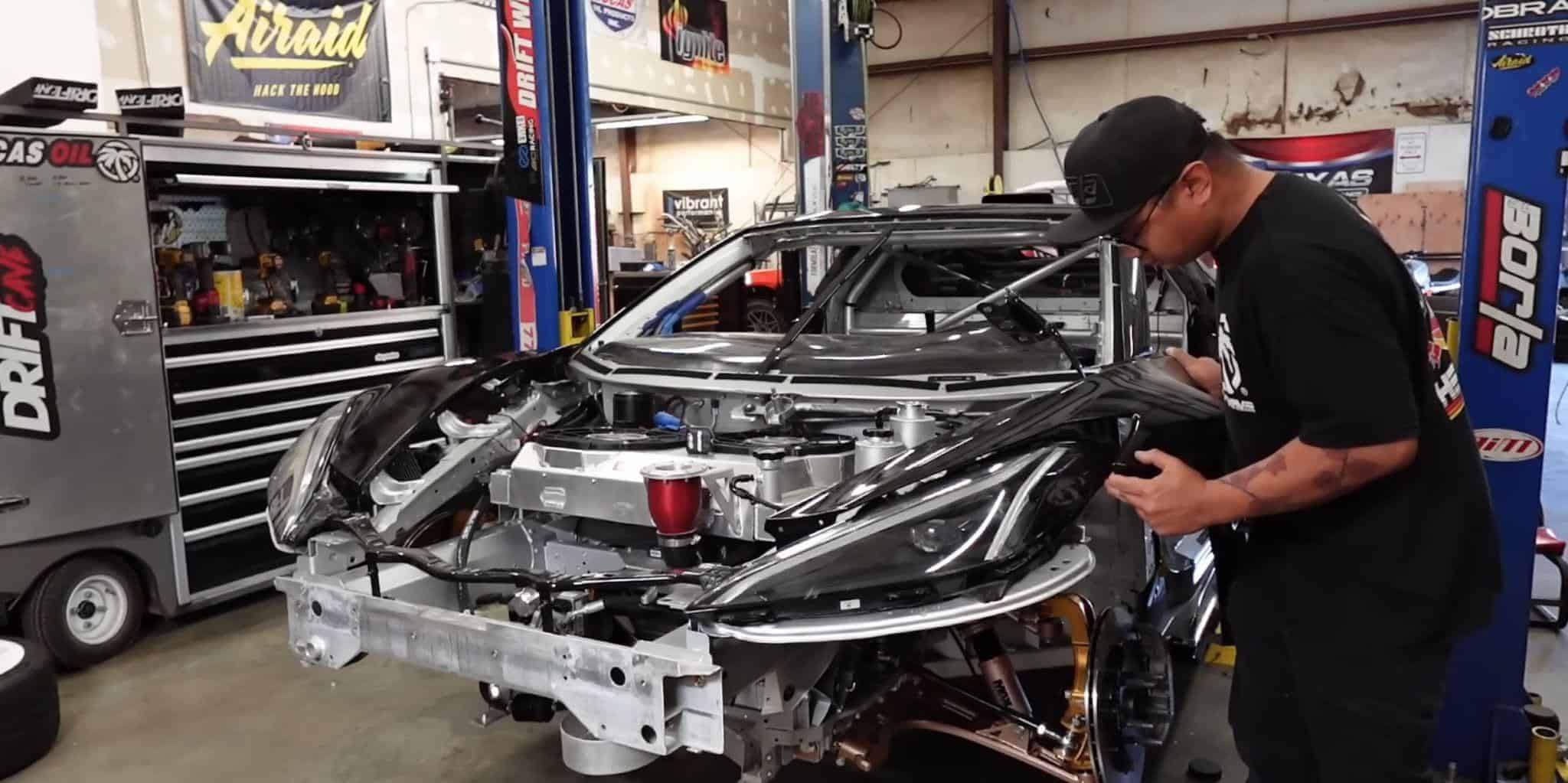 Matt Field Unveils World's First Manual C8 Corvette At SEMA Show - DRIFTED