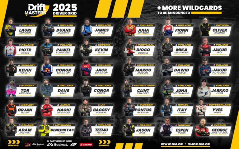Drift Masters Announces 2025 Driver Lineup - Image featuredimage drift masters 2025 driver lineup