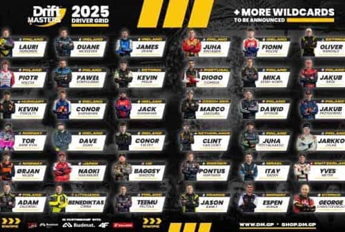 thumbnail drift masters announces 2025 driver lineup