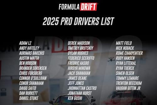 thumbnail formula drift 2025 driver list brings many unexpected surprises