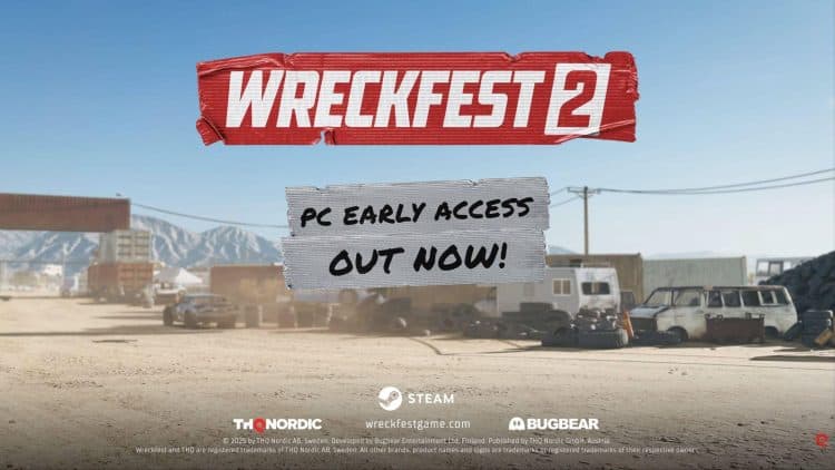 wreckfest 2 pc early access out now steam