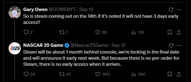 NASCAR 25 Release Dates Confirmed For PC And Consoles - Image NASCAR 25 Release Dates Confirmed For PC And Consoles - Image 5