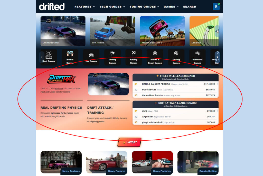 Drift Hunters MAX Leaderboards Return With Fresh Features (And More To Come) - Image Drift Hunters MAX Leaderboards Return With Fresh Features (And More To Come) - Image 10