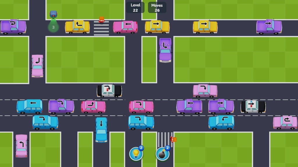 Traffic Tap Puzzle